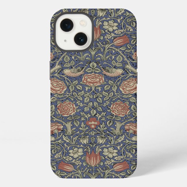 Coque iPhone Papier peint Tudor Rose de William Morris (Verso)