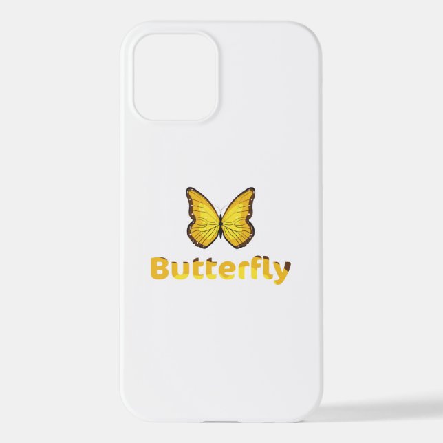 Coque iPhone Papillon (Verso)
