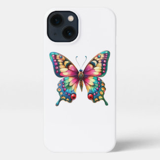 Etui iPhone 13 Papillon