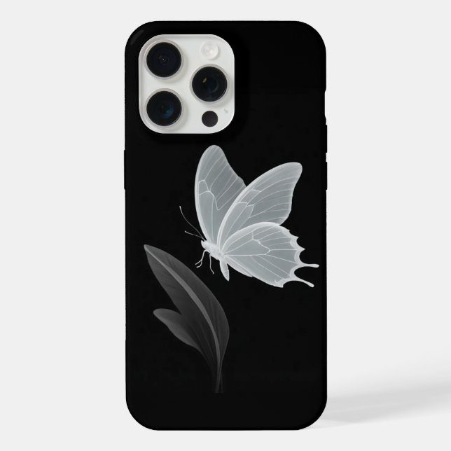 Coque iPhone Papillon (Verso)