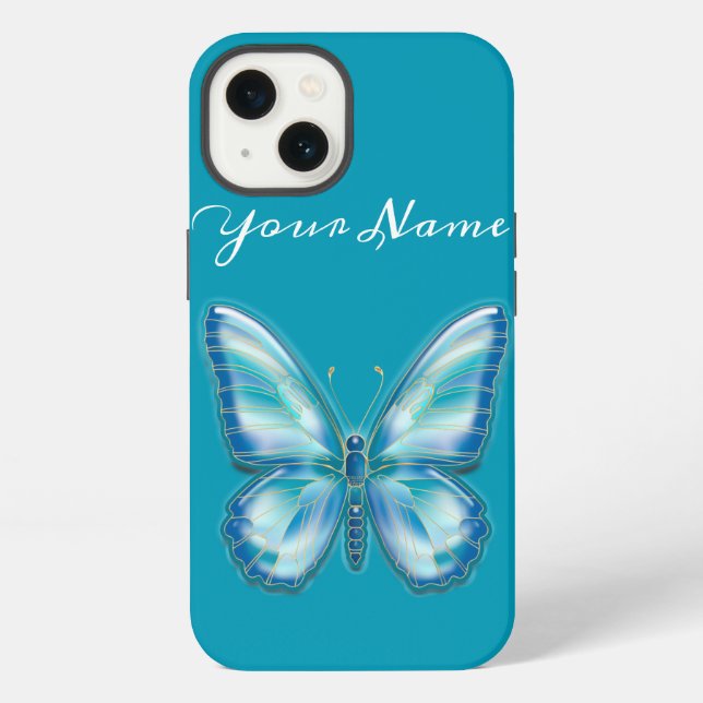 Coque iPhone Papillon  (Verso)
