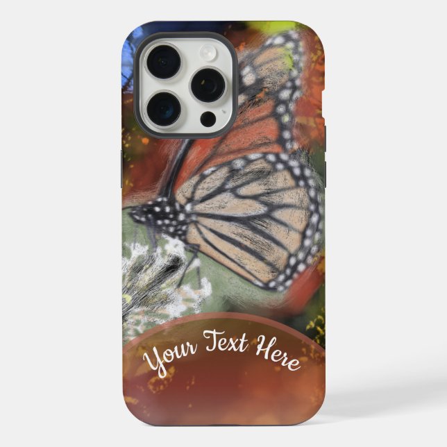 Coque iPhone Papillon Abstrait PV02 (Verso)