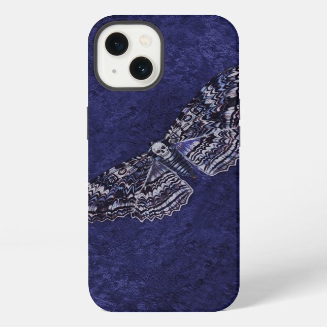 Coque iPhone Papillon de mort d'automne (Verso)