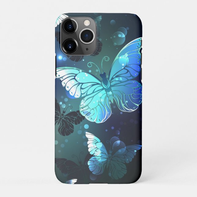 Coque iPhone Papillon de nuit (Dos)