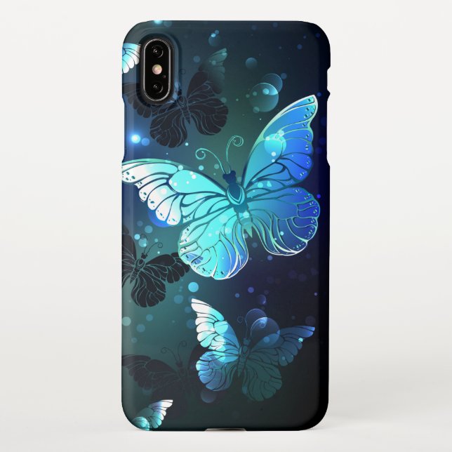 Coque iPhone Papillon de nuit (Dos)