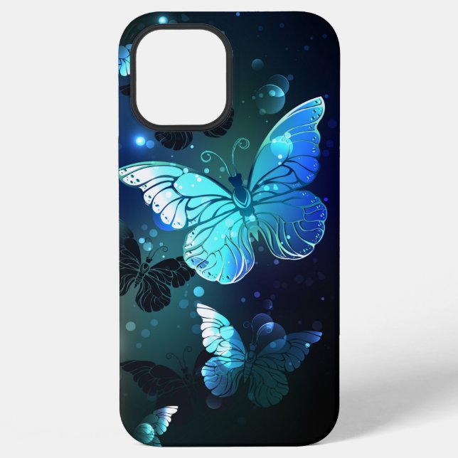 Coque iPhone Papillon de nuit voltigeant (Verso)