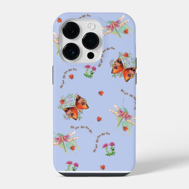 Coque iPhone papillon et coccinelle (Verso)