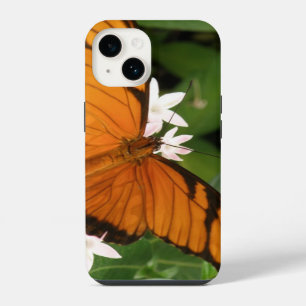 Coque Pour iPhone 14 Papillon Julia Orange