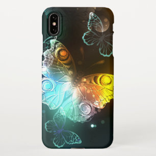 Coque iPhone XS Max Papillon lumineux et papillons de nuit