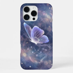 Coque iPhone 16 Pro Max Papillon Magique Esthétique Nébuleuse Cosmique Vio
