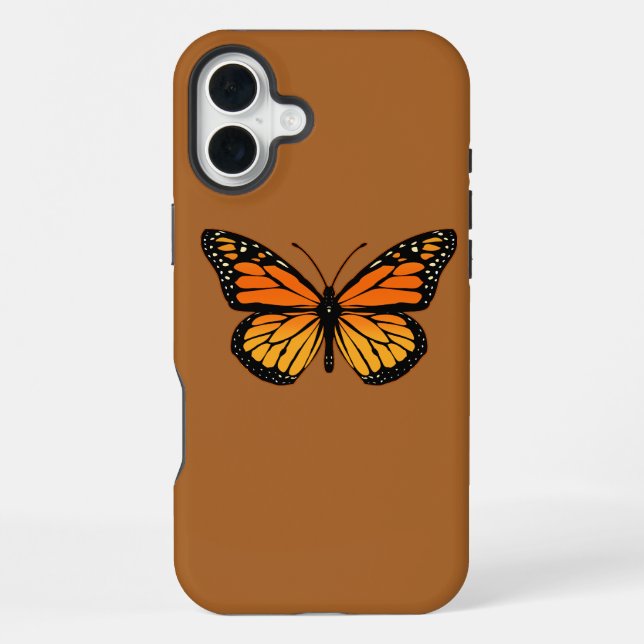 Coque iPhone Papillon monarque (Verso)