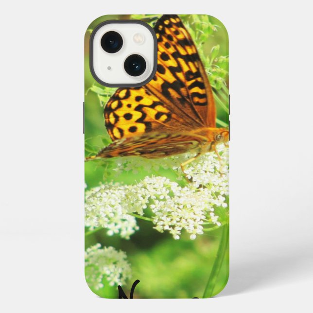 Coque iPhone Papillon Naturel Beau (Verso)