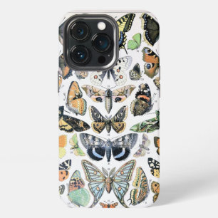 Etui iPhone 13 Pro Papillon papillon vintage illustration ancienne