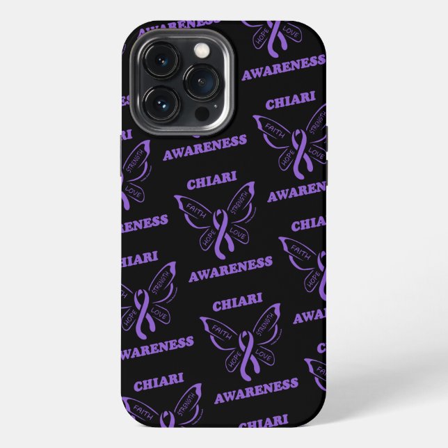 Coque iPhone Papillon/Prise de conscience...Chiari  (Verso)