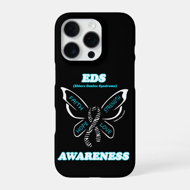 Coque iPhone Papillon/sensibilisation...EDS (Verso)