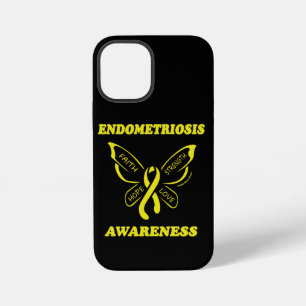 Coque iPhone 12 Mini Papillon/Sensibilisation...Endométriose
