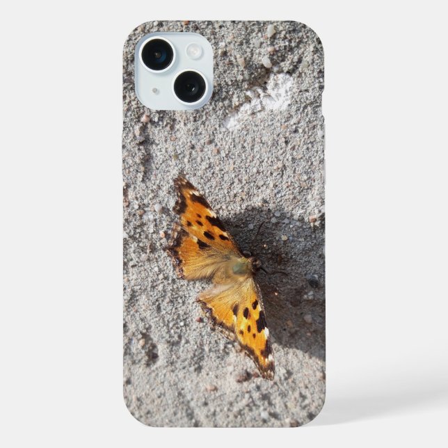 Coque iPhone Papillon sous le soleil (Verso)