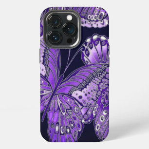 Etui iPhone 13 Pro Papillon Violet