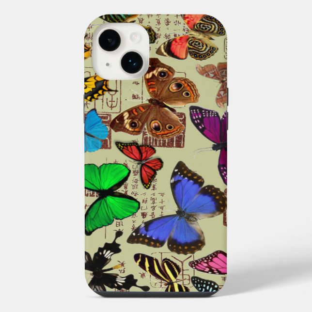 Coque iPhone Papillons (Verso)