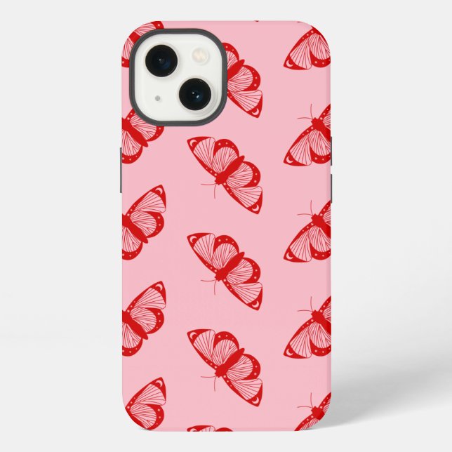 Coque iPhone Papillons de nuit (Verso)