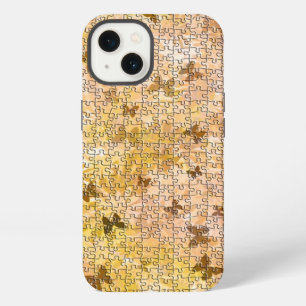 Etui iPhone 13 Papillons et marguerites-Puzzle-Browns de STaylor