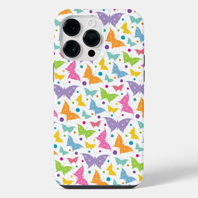 COQUE iPhone PAPILLONS MIGNONS AUX COULEURS VIVES (Verso)