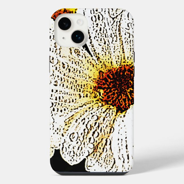 Coque iPhone Pâquerette (Verso)