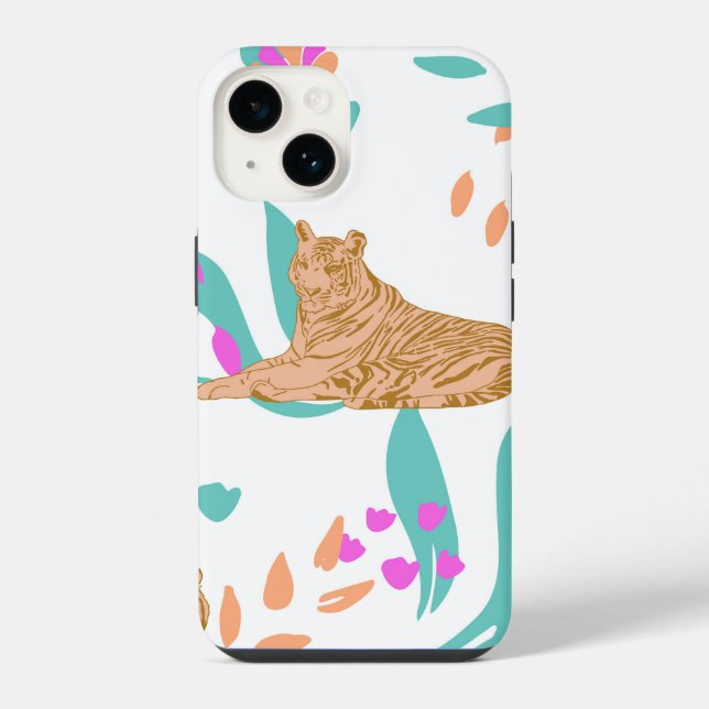 Coque iPhone Parade du tigre (Verso)