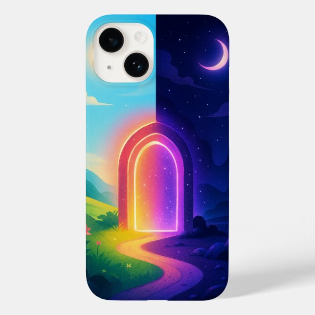 Coque iphone Parallel Worlds - Cadeau Surreal Dual (Verso)