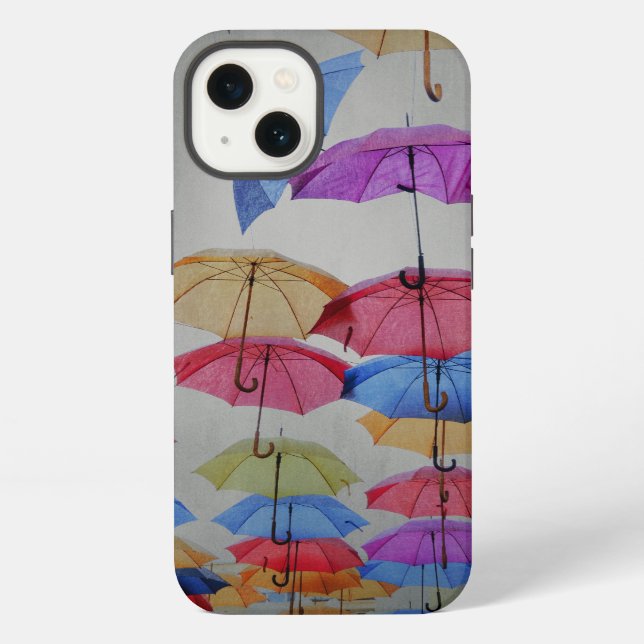 Coque iPhone Parapluies (Verso)