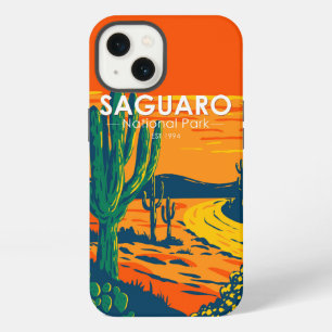 Etui iPhone 13 Parc national de Saguaro Arizona Vintage
