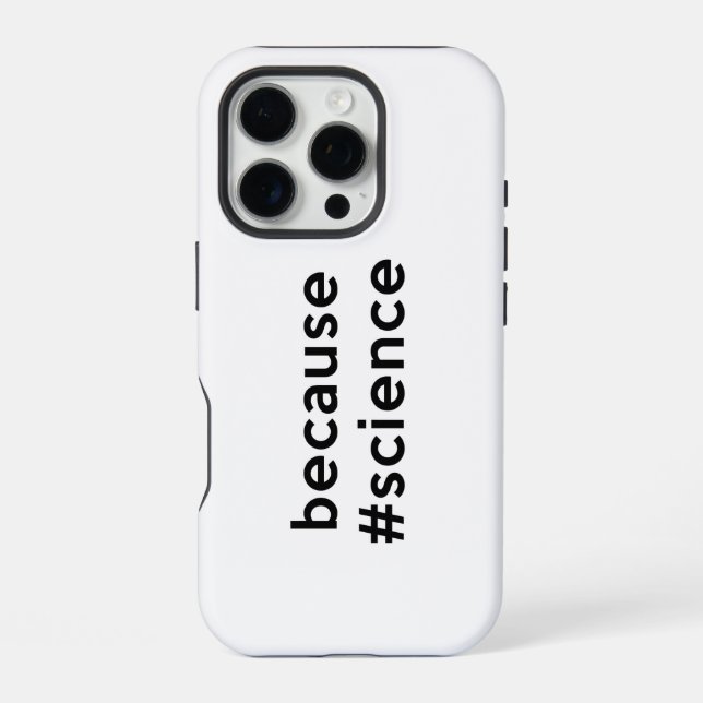 Coque iPhone Parce que la science (Verso)