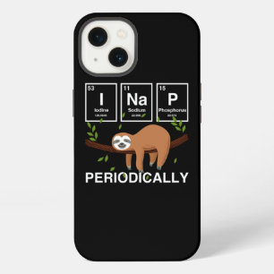 Etui iPhone 13 Paresseux de science drôle je fais la sieste pério