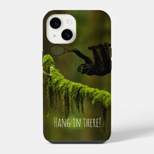 Coque Pour iPhone 14 Paresseux joueur de tennis dans la forêt tropicale