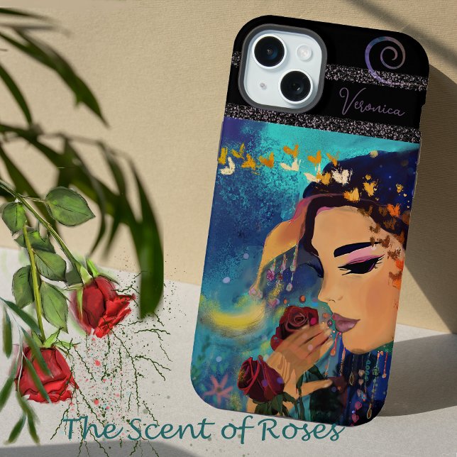 Coque iPhone Parfum de Roses  (Scent of Roses I phone Case)