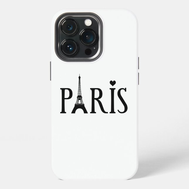 Coque iPhone Paris - Art Graphique (Dos)