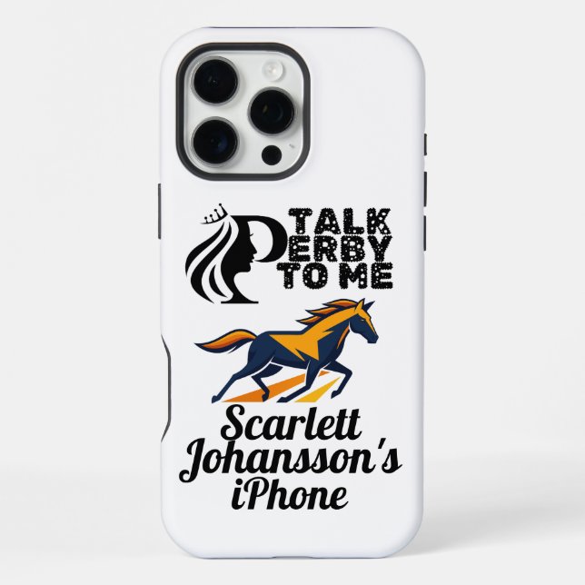 Coque iPhone Parle Derby à Moi (Verso)