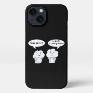 Etui iPhone 13 Parler de blague de muffin
