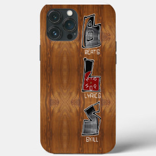 Etui iPhone 13 Pro Max paroles de compétence de rythme de hip hop BLS