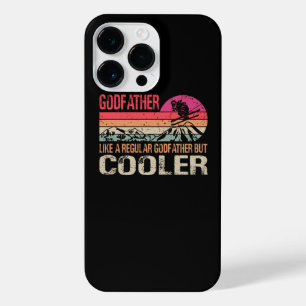 Coque Pour Pour iPhone 14 Pro Max Parrain De Ski Comme Un Parrain Régulier Mais Glac