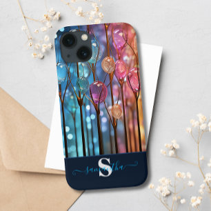 Etui iPhone 13 Parties scintillant arc-en-ciel moderne pierres pr