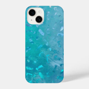 Coque Pour iPhone 14 Parties scintillant bleue