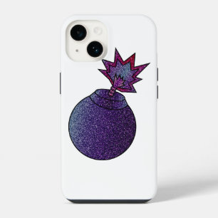 Coque Pour iPhone 14 Parties scintillant Bombe Galaxie