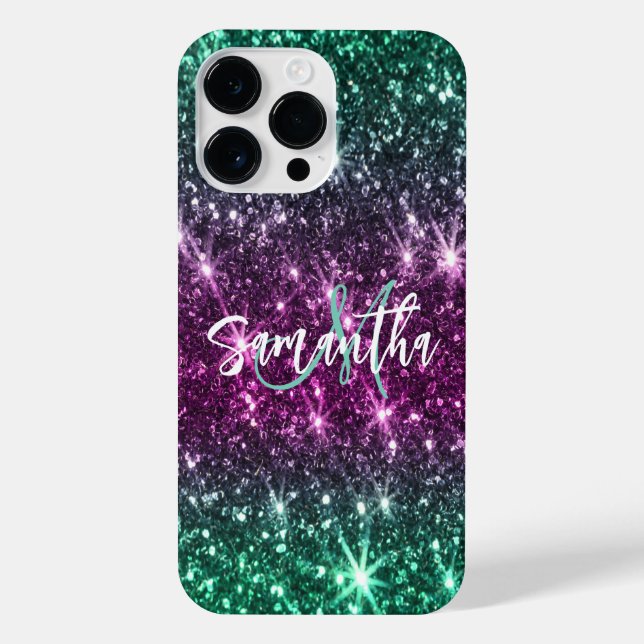 Coque iPhone Parties scintillant colorée (Verso)