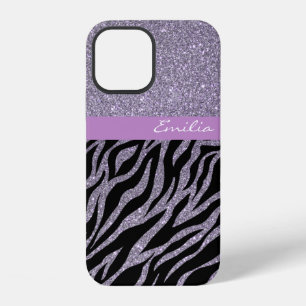 Coque iPhone 12 Parties scintillant fille Zebra Poster de animal M