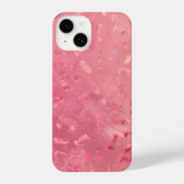 Coque iPhone Parties scintillant or rose Rose (Verso)