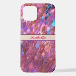 Coque iPhone 12 Parties scintillant Populaire Opal Holographic Col