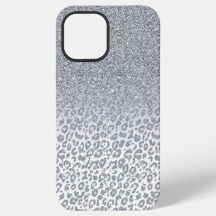 Coque iPhone 12 Pro Max Parties scintillant Silver tendance et Ombre Empre