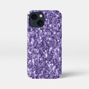 Etui iPhone 13 Mini Parties scintillant violet ultra violet étincelle