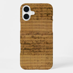 Coque iPhone 16 Plus Partitions anciennes de Johann Sebastian Bach